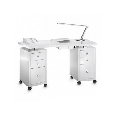 Table Manucure Square Double Laquée Aspi Table Manucure Square Double Laquée Aspi