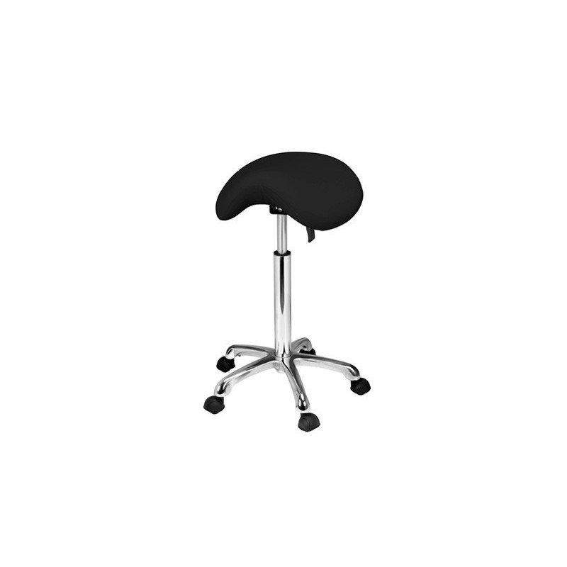 Tabouret ergonomique, selle de cheval à roulettes réglable en