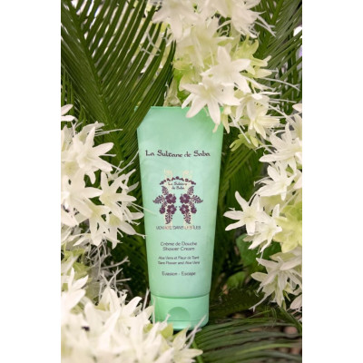 Crème de douche Fleur de Tiaré et Aloé Vera 200ml Crème de douche Fleur de Tiaré et Aloé Vera 200ml