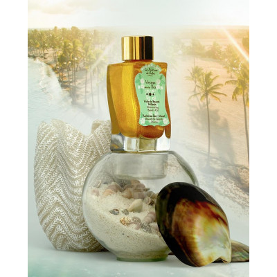 Huile de Beauté Pailletée karité des îles 100ml Huile de Beauté Pailletée karité des îles 100ml