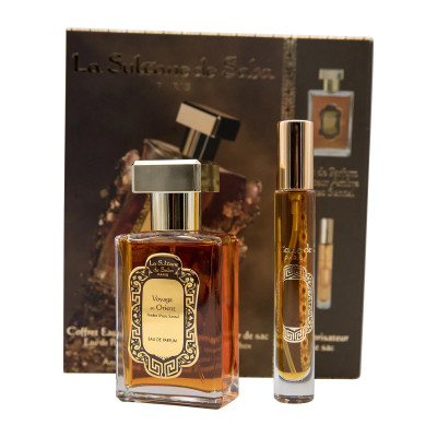 Coffret Parfum Vapo Voyage en Orient - Ambre Musc Santal Coffret Parfum Vapo Voyage en Orient - Ambre Musc Santal