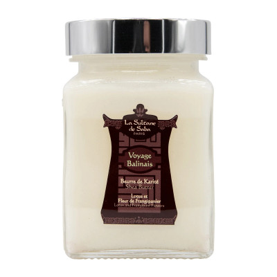 Beurre de Karité lotus et fleur de frangipanier 300gr Beurre de Karité lotus et fleur de frangipanier 300gr