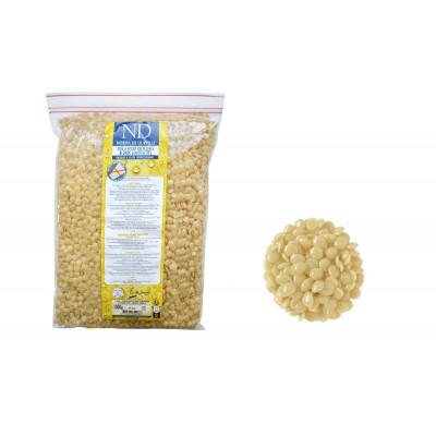 Cire pelable naturelle pastille 1kg Cire pelable naturelle pastille 1kg