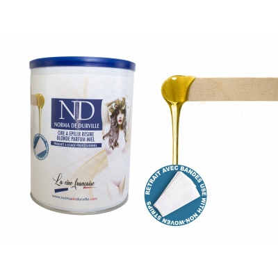 Cire résine Jaune Naturelle pot 800g Cire résine Jaune Naturelle pot 800g