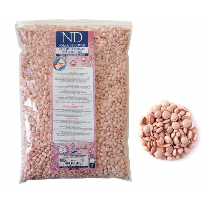Cire rose pastilles Eco recyclable 1kg Cire rose pastilles Eco recyclable 1kg
