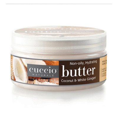 CUCCIO - Beurre Coco & Gingembre Blanc 226g CUCCIO - Beurre Coco & Gingembre Blanc 226g