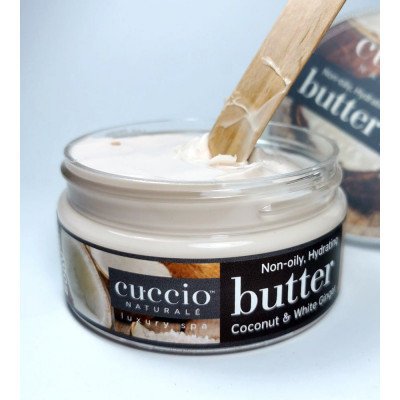CUCCIO - Beurre Coco & Gingembre Blanc 226g CUCCIO - Beurre Coco & Gingembre Blanc 226g