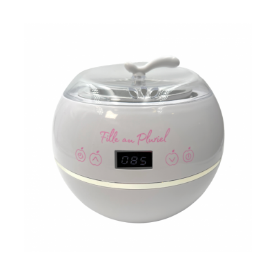 Chauffe Cire Pomme (BLANC) 400 ml - Fille aux Pluriel Chauffe Cire Pomme (BLANC) 400 ml - Fille aux Pluriel