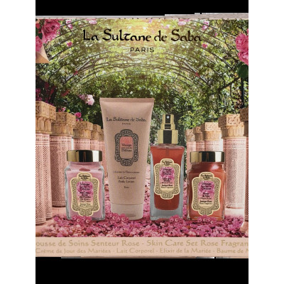 Coffret Soins du Visage et du Corps à la Rose