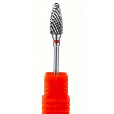 Fraise Ovale Rouge Metal - Moyenne Fraise Ovale Rouge Metal - Moyenne