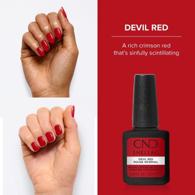 CND Shellac - Devil Red...